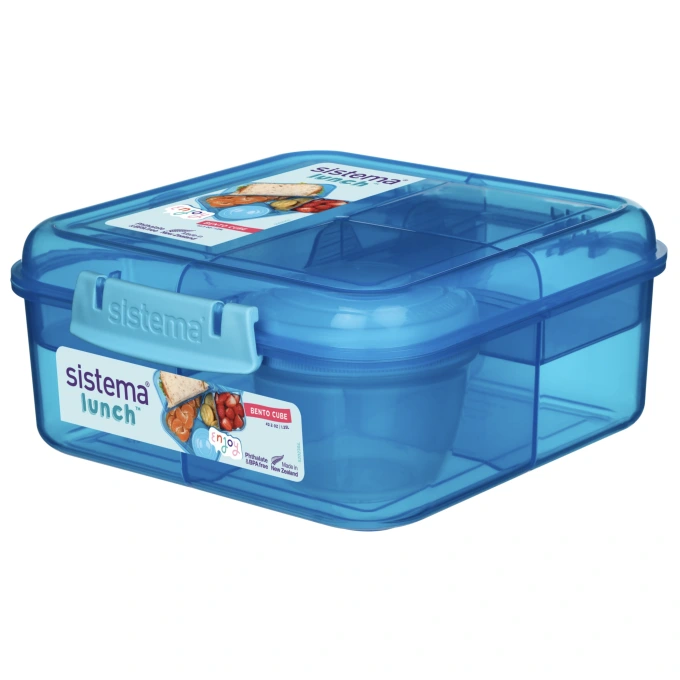 1.25L Bento Cube To Go cały niebieski